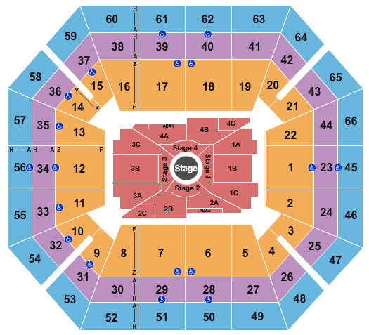 ExtraMile Arena Nate Bargatze Seating Chart